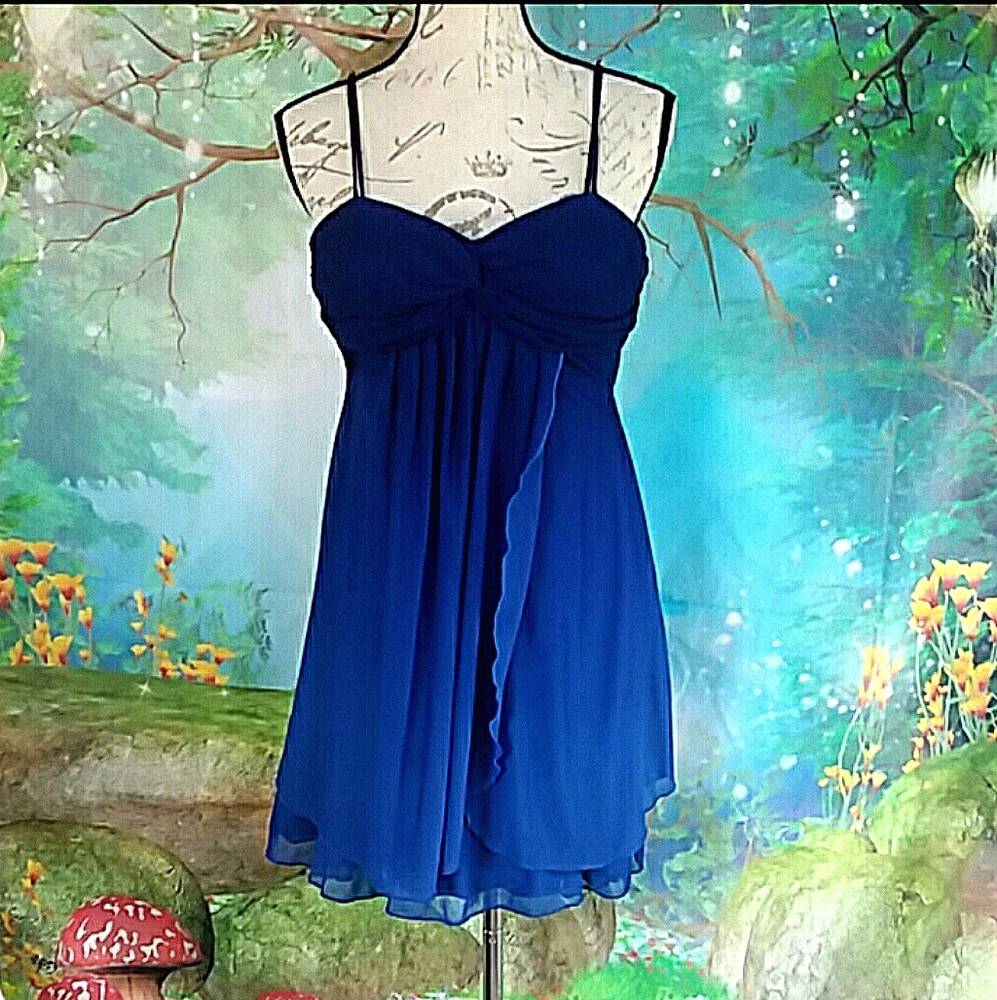 B. Darling Indigo Ombre Short Prom Dress